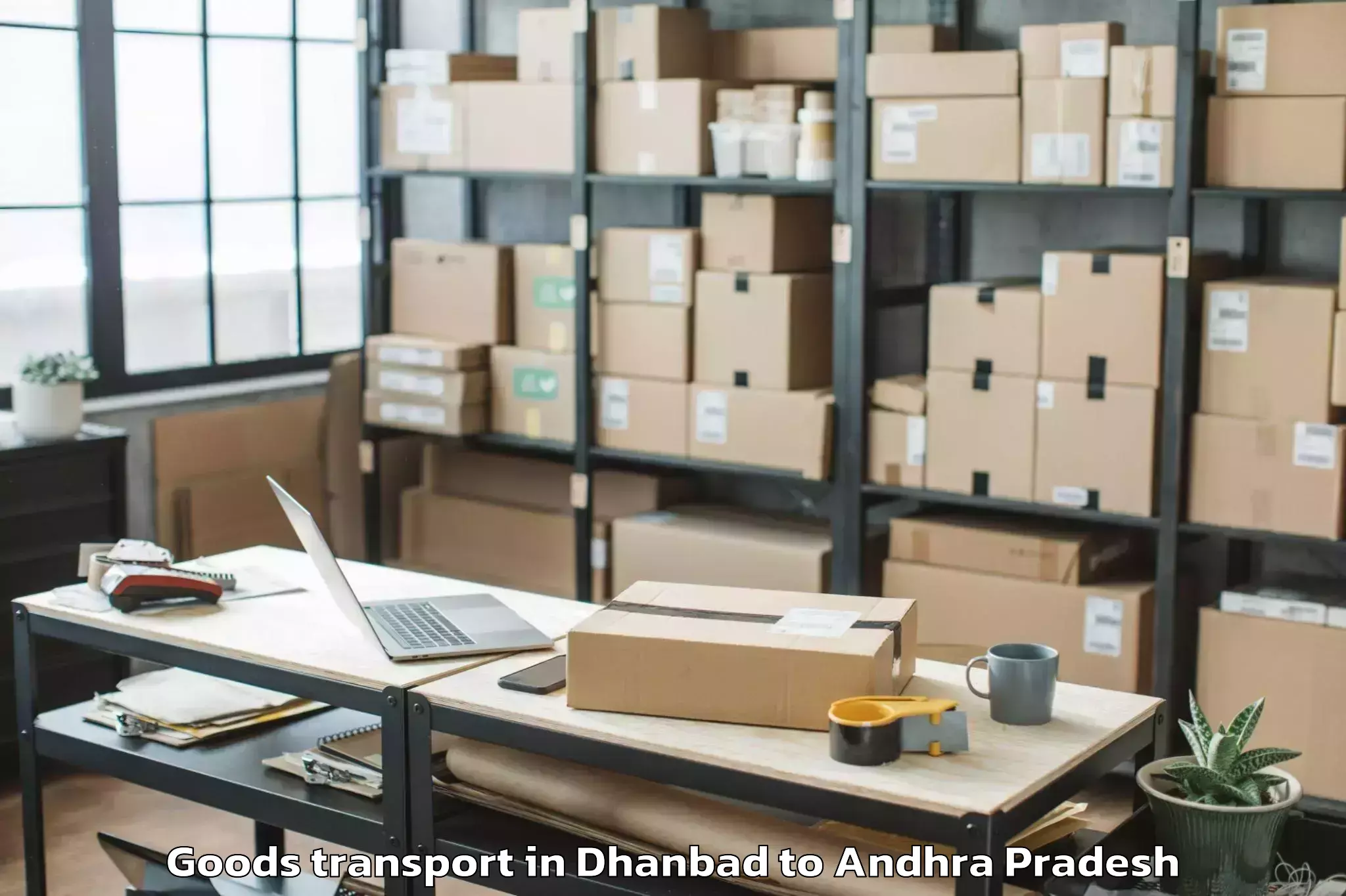 Expert Dhanbad to Gollapalle Goods Transport